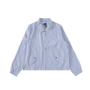 Womens Small Horse Jacket Khaki Utility Workwear Coat Vintage Style Bomber Outerwear Turn Down Collar Asian Size Casual Streetwear Look