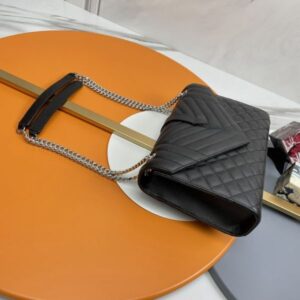 tote bags designer women crossbody handbag21cm 24cm 31cm Top quality black double chain real cowhide shoulder bag with box