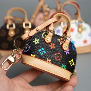 Coin Purses Mini change bag red envelope old flower shell bag headphone bag keychain