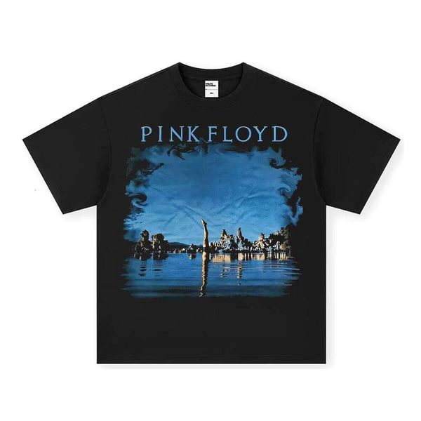 Washed Vintage Style Heavy Print Fashion Short Sleeve Unisex Oversized 100% Cotton Casual T-Shirt