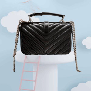 Shiny leather handbag for women luxury style with big brand box. –YY8969