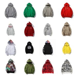 designer mens hoodies sweatshirt pullover camo jacket men y2k zip up hip hop rock street sweater coat jackets shark hoodie women Designer Hoodie tracksuit asian size