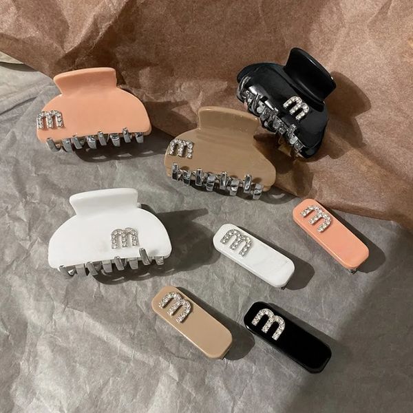 High Quality Hair Clip Designer Letter Hair Clamp Womens Hair Clips High Metal Hair Jewelry Headdress Accessories