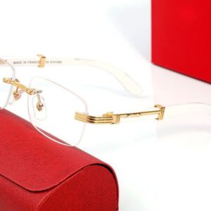 Retro Sunglasses Womens Mens Designer Sunglass Fashion Vintage Rimless Wood Eyeglasses Carti Buffalo Horn Sun glasses Oculos De sol Gafas Lunette De Soleil homme