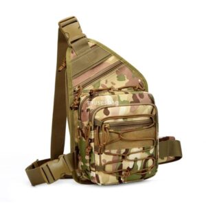 New sports outdoor tactical army camouflage chest bag crossbody bag riding travel hanging bag manufacturers directly supply