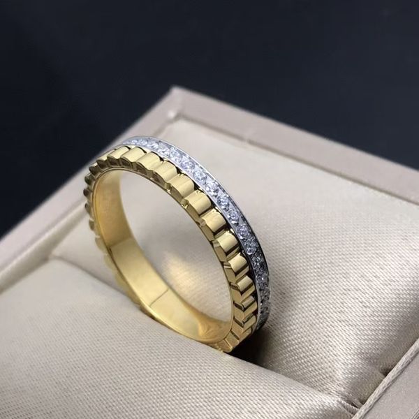 High-End Black-White Diamond Inlayed Men's Wedding Jewelry in Premium Sterling Silver