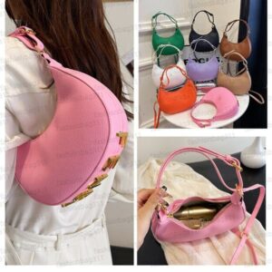 Designer bags Luxury Bag tote bag hobo bag shoulder bag Handbag underarm bag Half-moon Leather crossbody bag designer sling bag sac de luxe women black bolsa de grife