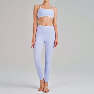 Beautiful back sexy yoga set, comfortable and skin friendly, waist cinching and slimming sportswear