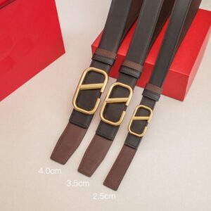 Belt for Woman Fashion Belts 4cm 3.5cm 2.5cm Optional Man Genuine Leather Belts Cowskin Suitable for Everyone Width