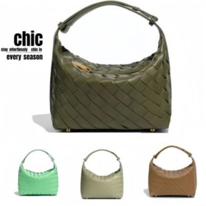 top quality-Handwoven Bag Women's Stylish Leather Handbag Designer Shoulder Underarm Designer Bag