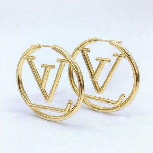 Earrings Designer For Women 18k Gold Plated High Quality Luxury Jewelry Gold Hoop Earring With Box 4CM Woman Jewelry Valentine's Day Gift