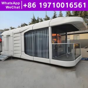 Tiny Home Prefabricated Module House Modular Home Space Capsule House Pre Manufactured Houses Ready to Live in 2 Bedroom Housing