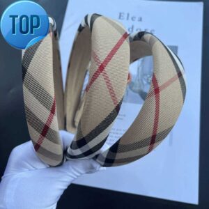 Luxury Designer Headbands Grid Stripe Print Hair bands For Women Girl Brand Elastic Headband Sports Fitness Headband Head Wrap 7Style