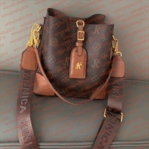 Womens NEONOE Designer Bucket Bag High Quality Leather Handbag Purse | Tote Crossbody