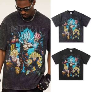 Clothing Manufacturer New Summer Washed Printed Letter 300g Cotton Short Sleeve Men's T-Shirt