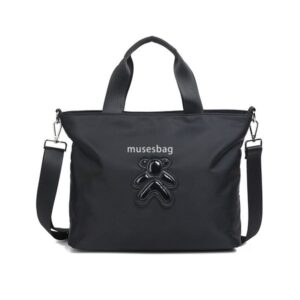 Advanced Women's Simple and Large Capacity Oxford Cloth Student Information Bag Notebook Document Bag Fashionable and Practical High Quality Nylon Tote Bag