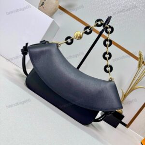 Luxury bag shoulder bag moon bag women's crossbody bag designer bag armpit bag genuine leather large capacity portable fashionable and casual TOP 1:1