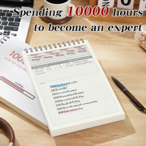 Personalized Arab Script Design Diary – Custom Printed Dot Grid Spiral Notebook Organizer