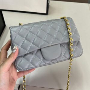 Womens Purse Leather Handbags For Women Leather Shoulder Bag Synthetic Leather Caviar Cowhide Classic Flap With Gold Chain Crossbody Bag Leather Handbag