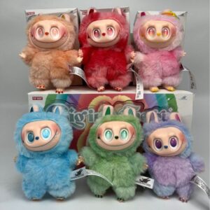 doll keychain BD box full series V1 V2 V3 cute plush toys decorative accessories dolls Labubu keychains bag charm blind boxes holiday gifts 15cm