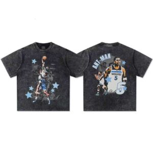 2025 Edwards Heavy Short Sleeve Unisex 100% Cotton Small Neckline Oversized Crew Neck Loose T-Shirt