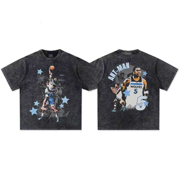 2025 Edwards Heavy Short Sleeve Unisex 100% Cotton Small Neckline Oversized Crew Neck Loose T-Shirt