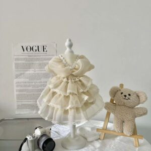 Pet Dog Cat Original Handmade Custom Spring/Summer Design Advanced Minimalist Korean Cake Skirt