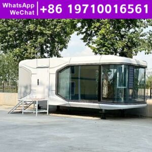 Low Cost Mobile House Luxury Prefabricated Houses Ready to Live in 2 Bedroom Space Capsule Home Earthquake Resistant Hot Selling