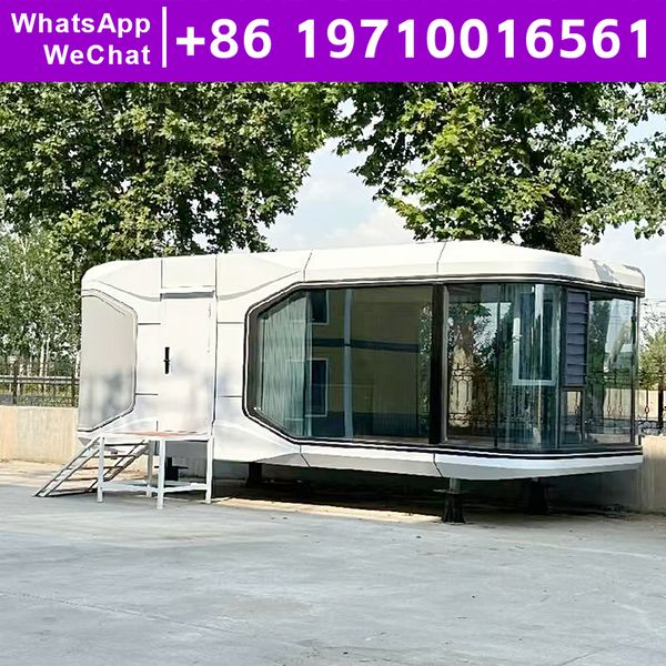 Low Cost Mobile House Luxury Prefabricated Houses Ready to Live in 2 Bedroom Space Capsule Home Earthquake Resistant Hot Selling