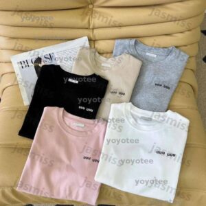 Luxury T-shirt For Women Designer T-shirts Letter Print Fashion Woman T Shirts Womens Cotton Lady Tee Clothing Summer Base Tops Clothes Shirt BFD2505075