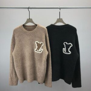 Mens Plus Size Hoodies designer Sweatshirts in autumn winter 2024 acquard knitting hine e Custom jnlarged detail crew neck cotton et4