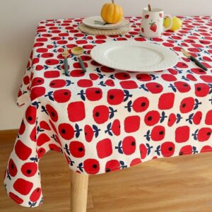 W384 Home fabric cotton material printed tablecloth tablecloth tablecloth