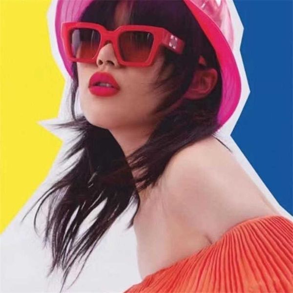 Fashion OFF W sunglasses Luxury Off new trendsetter white box the same ow40001u with logo