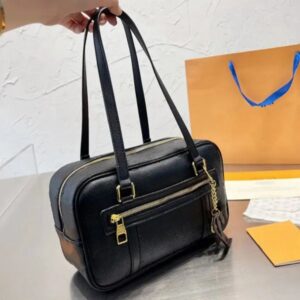 Designer handbag women's box bag camera bag makeup bag original shoulder bag fashion leather zipper purse