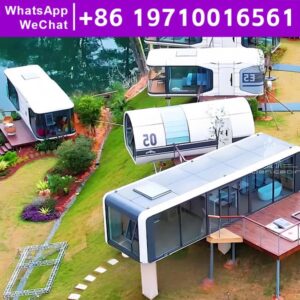 Modular Prefabricated Houses Capsules to Live Fabricated House High Quality Capsule Home Earthquake Resistant Fast Build Housing