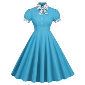 020-A blue 5A quality luxury dress good