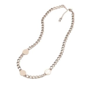 gold necklace women jewelry necklace designer men Sets Women Lady Titanium steel 18K Plated Gold Earrings Necklaces Sets With G Letter Heart Pendant Christmas