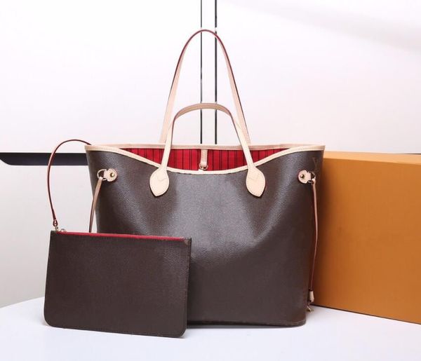 2pcs FASHION WOMAN WOMEN luxurys designers bags leather Handbags messenger crossbody shoulder bag Tote wallet lady clutch