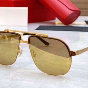hot selling designer sunglasses for men mens sunglasses designers large cat eye golden uv400 protective lenses metal frames retro eyewear come with origina case