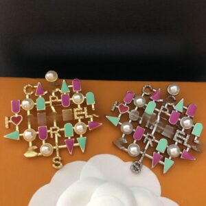 Designer brooch – Diamond, Pearl, Brass – Fashionable for Ladies – Elegant – Suitable for Weddings and Parties – Jewelry Accessories