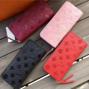 Fashion flowers designer zipper wallets luxurys Men Women leather bags High Quality Classic Letters coin Purse Men Classic Plaid card holder