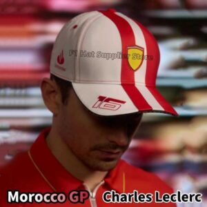 Ball Caps Scuderia F1 2024 Monaco Monza Charles Leclerc Driver Cap Formula One Carlos Sainz Spain GP Baseball Hat H25210