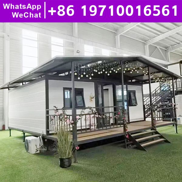 Manufactured Home Prefab House Villa Good Quality Prefablicadas Houses Capsules to Live Luxury Prefabricated Villa Frame Steel