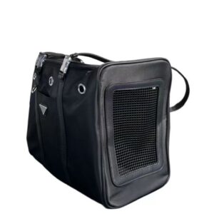Designer Black for Going Out Backpack Adjustable Breathable Waterproof Pet Pomeranian Marzis Small Body Dog and Cat Carrying Bag