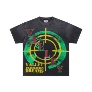 Men's T Shirts same qulality Vale Big Graphic Oversized Tops Harajuku Gothic American All Cotton Short Sleeve Shirt Men Clothing 013