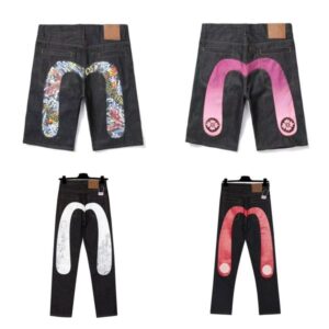 Pattern Printed Fashion Hip Hop Designer Packets Embroidery Cattle Denim For Mens High Street Jeans Size S-XL