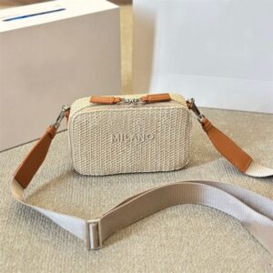 2025 Embroidery Straw Camera Bags cross body designer bag crossbody shoulder bag small flaps purses Letter Zipper Woman 10A