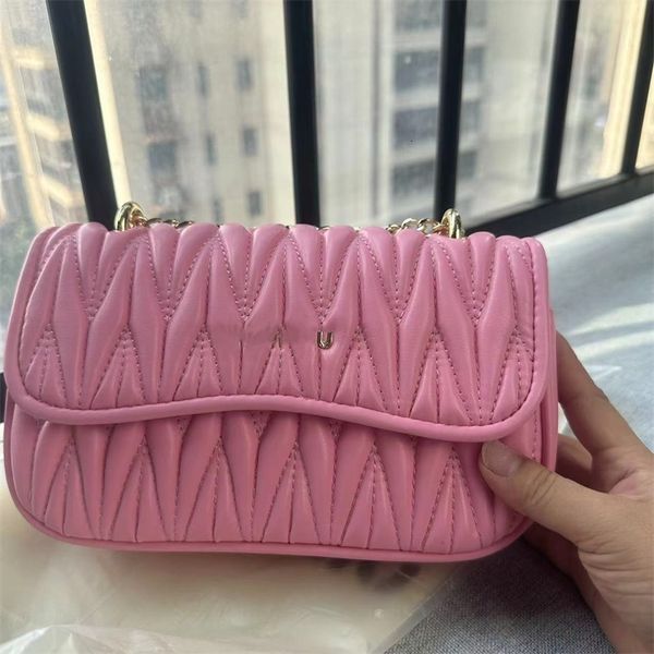 Designer Bags Cross Body Bags High-end Fashionable Underarm Chain Single Grils Shoulder Bag Women's Handbag Pleated Small Square Bag