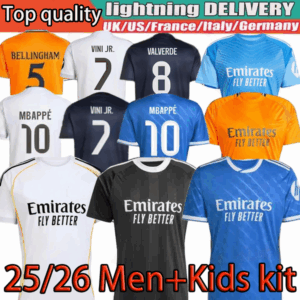 25 26 camiseta Reals madrids soccer jersey MBAPPE BELLINGHAM maillot kids football jersey real madridsoccer jersey T -Shirt MODRIC VINI JR men kits football shirts