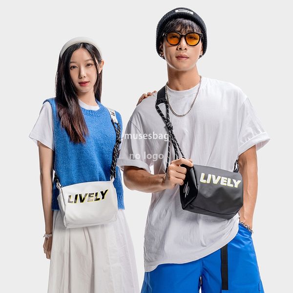 High quality men's crossbody bag PU waterproof leisure small custom fashion shoulder bag OEM processing